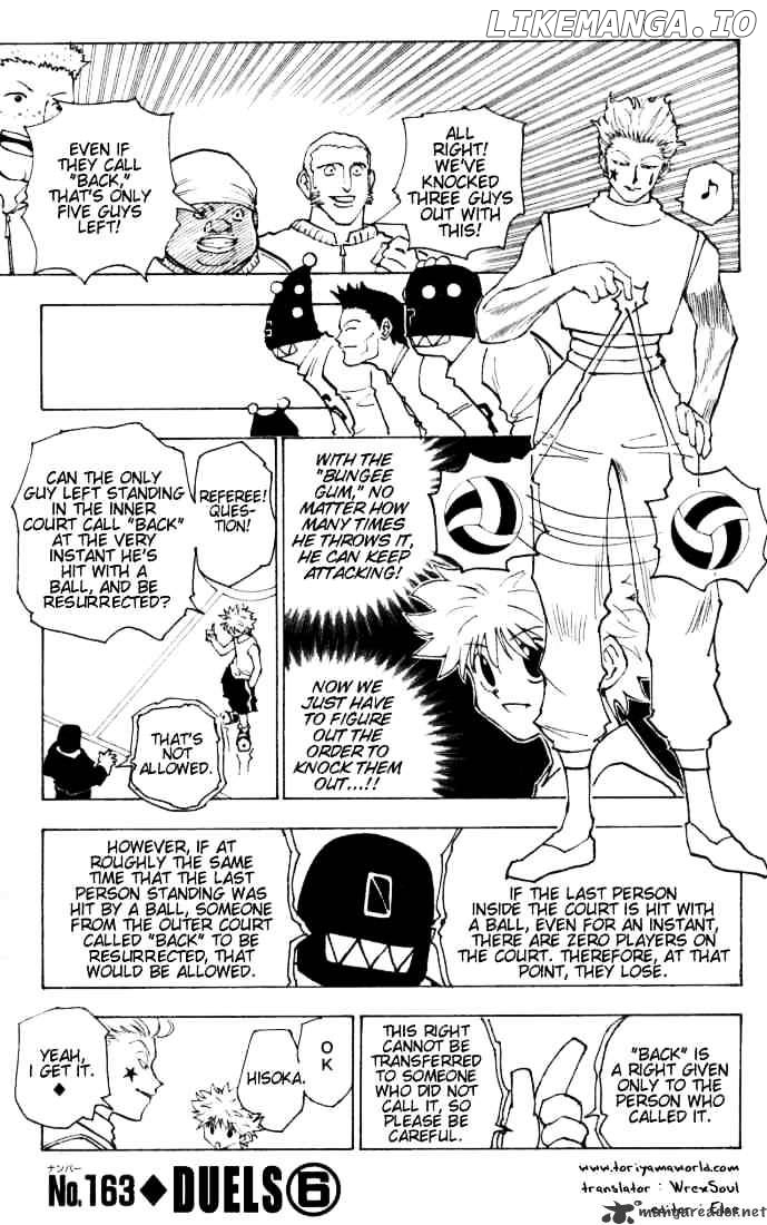 Hunter x Hunter, Chapter 163 image 01